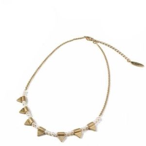 Plunder Matte Gold Choker Necklace